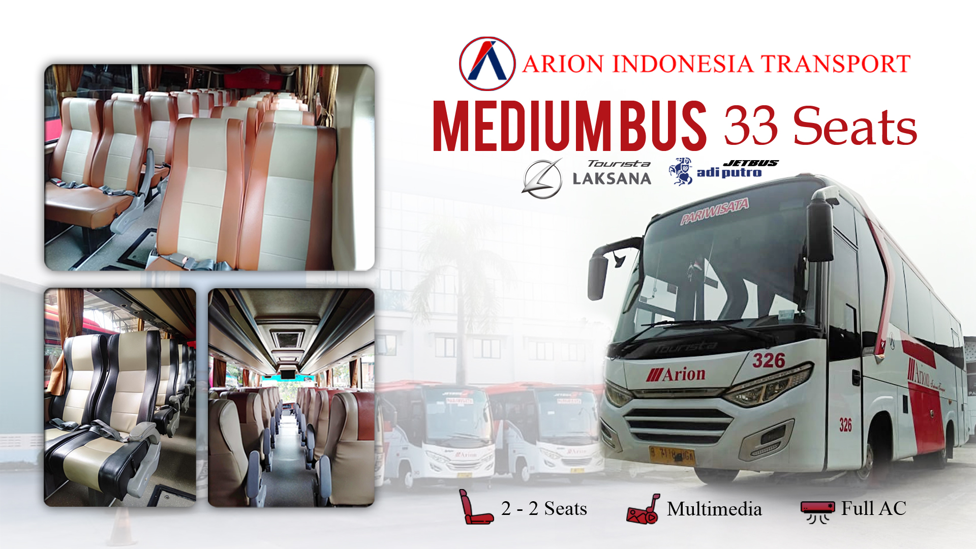 Medium Bus Wisata Arion