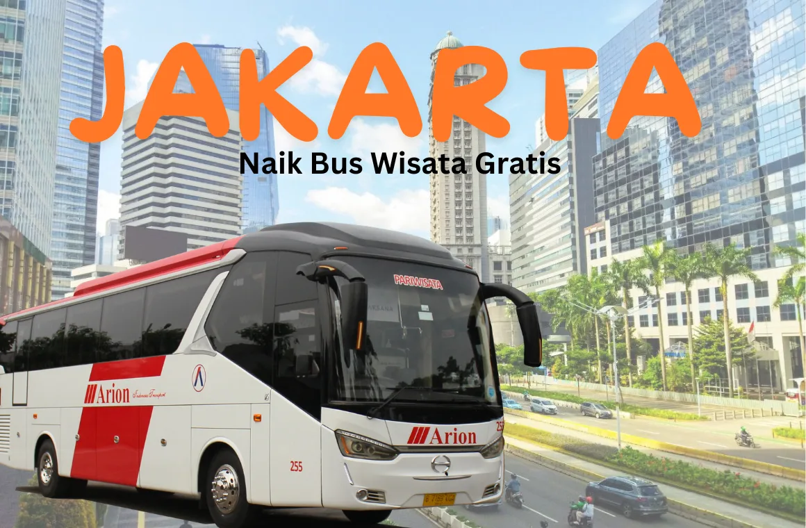 Naik bus wisata
